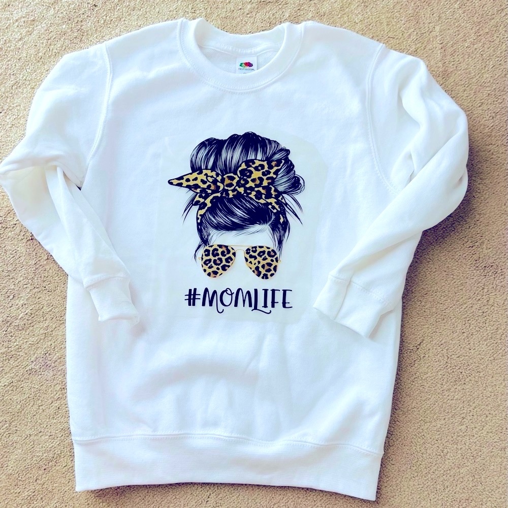 Mom life crewneck